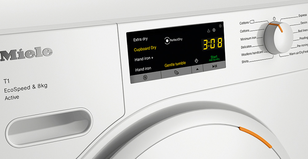 Ошибки сушильных машин Miele