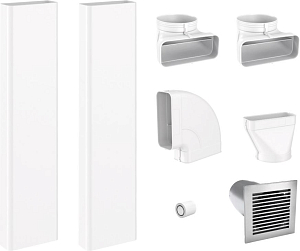 Комплект для переоборудования вытяжки в режим рециркуляции Miele DFKS-AR (для KMDA)