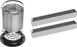 Комплект для переоборудования вытяжки в режим неуправляемой рециркуляции DUP150 UBS Umluft