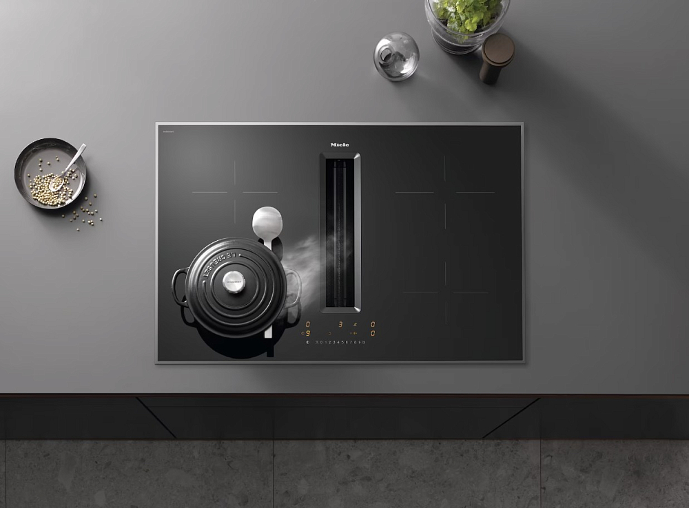 Варочная панель с вытяжкой Miele KMDA 7272 FR-U фото 3