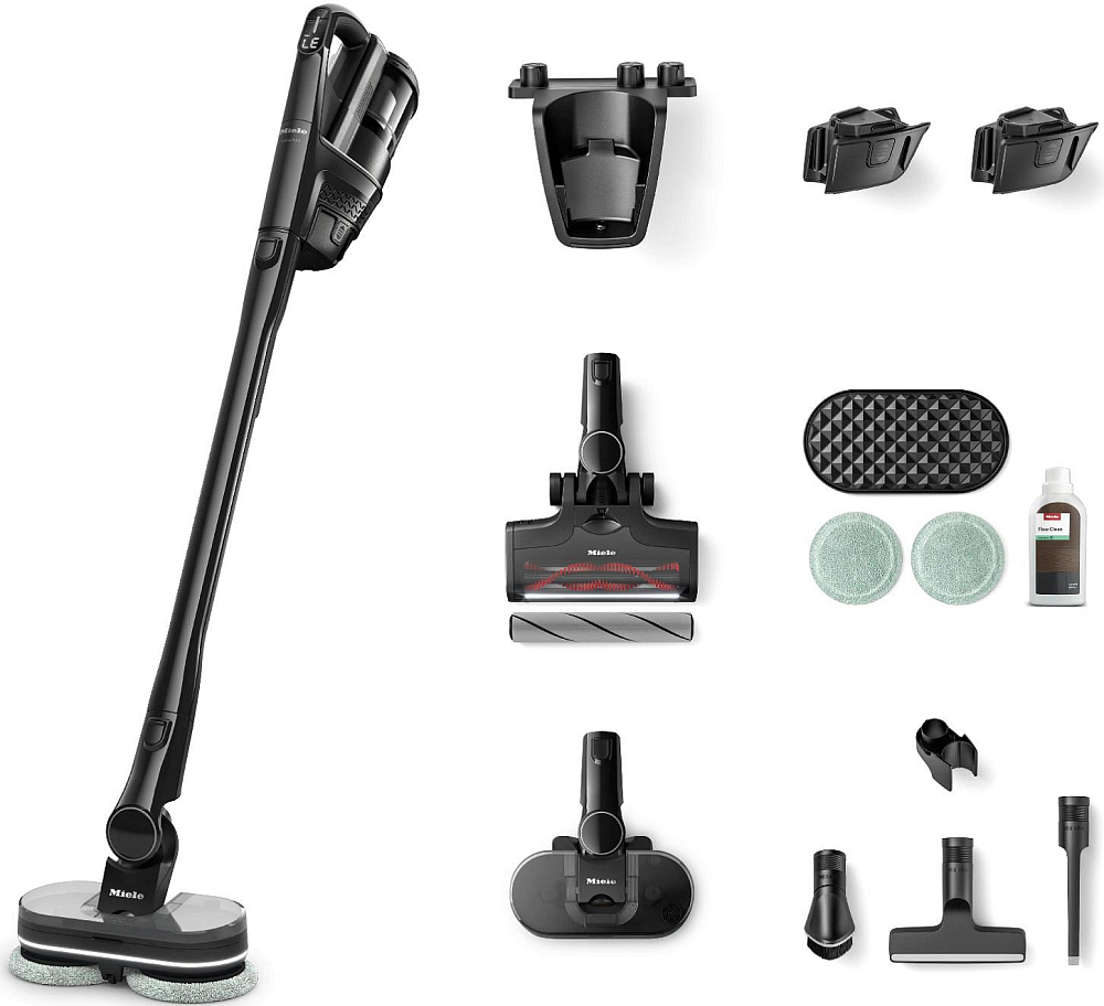 Пылесос Miele SWDL0 Triflex HX3 Plus Aqua черный обсидиан фото 3