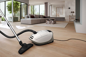 Пылесос Miele SVTF0 Guard M1 Parquet Flex BRWS Brilliant White бриллиантовый белый фото 6